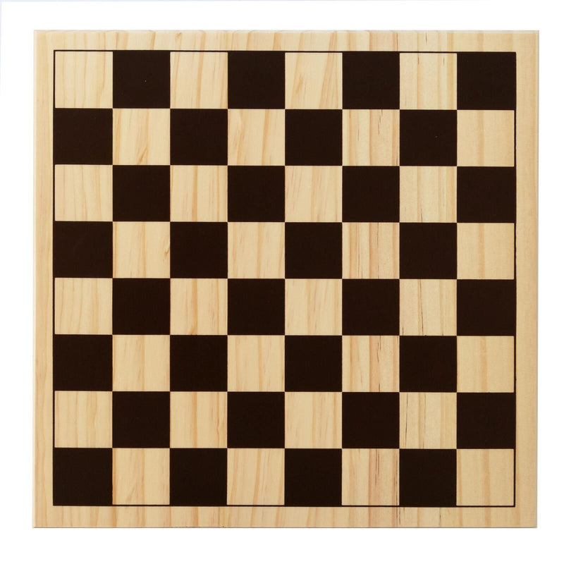 Idena 2in1 Schach und Dame Brettspiel