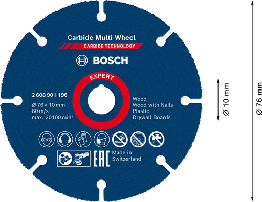 BOSCH Trennscheibe EXPERT Carbide Multiwheel