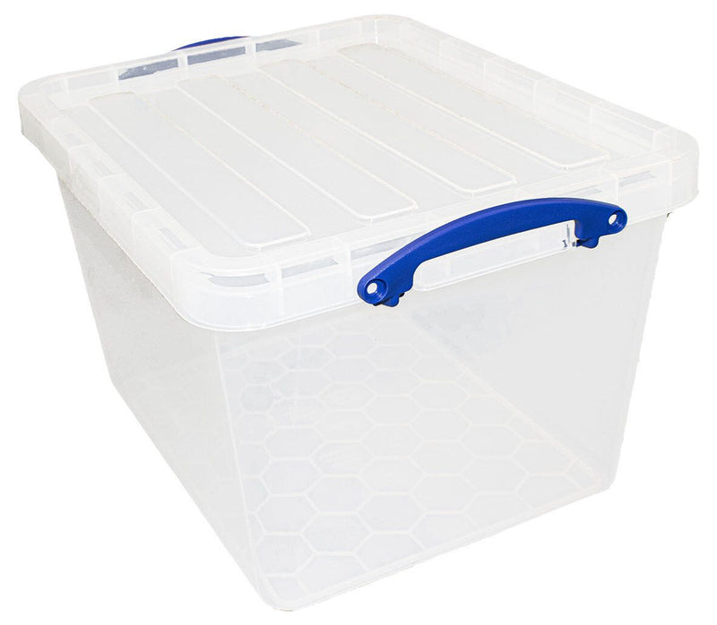 Really Useful Box Aufbewahrungsboxen 3x 40,0 l - 50,0 x 39,5 x 31,5 cm transparent