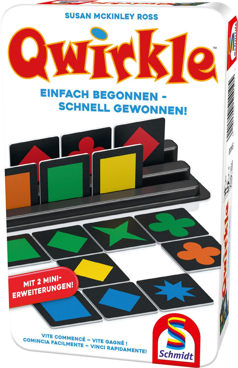 Schmidt MBS Qwirkle in Metalldose Geschicklichkeitsspiel