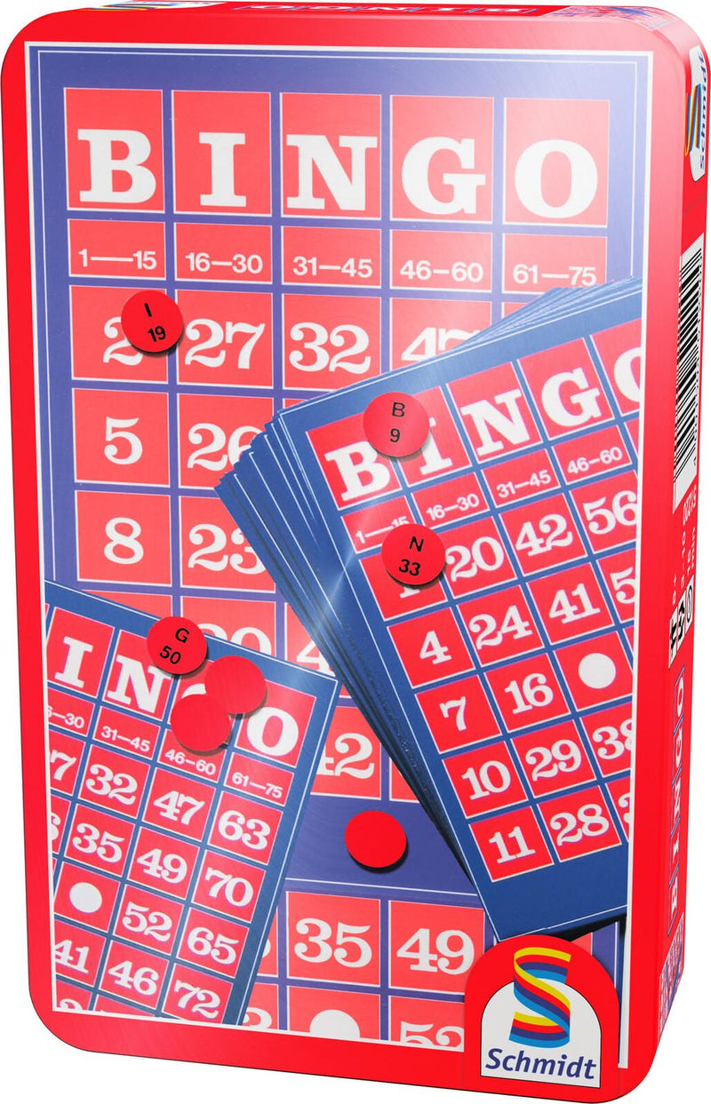 Schmidt MBS Bingo in Metalldose Geschicklichkeitsspiel