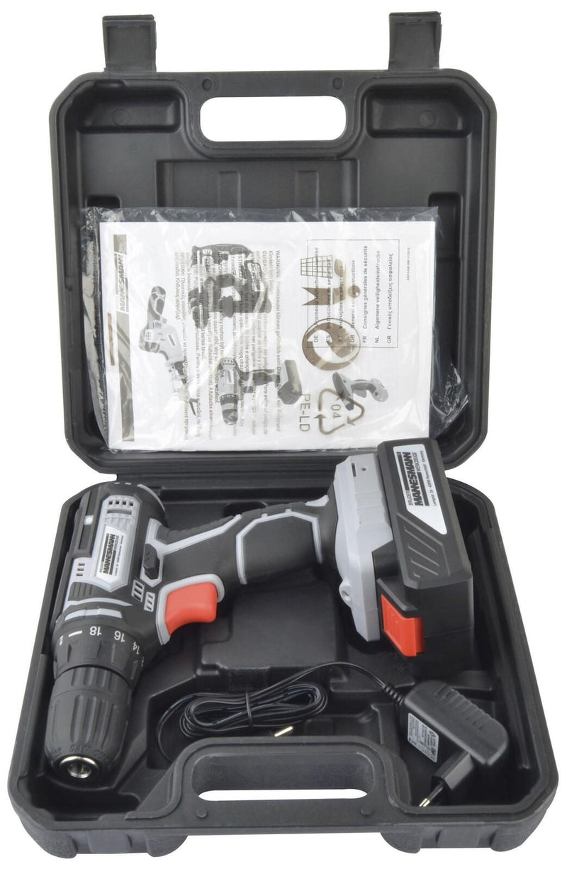 BRÜDER MANNESMANN WERKZEUGE® Akku-Bohrschrauber-Set M17695