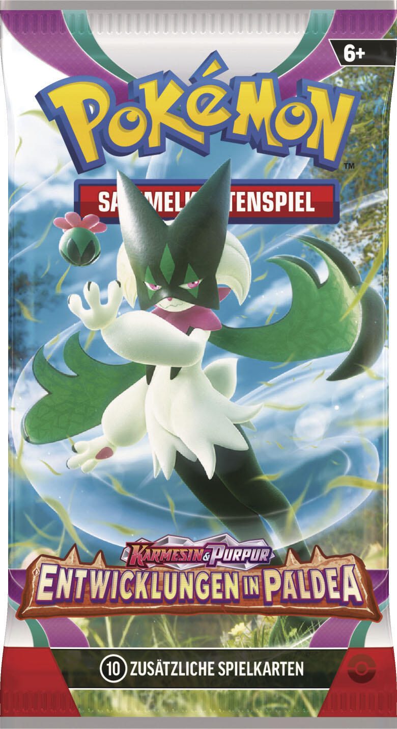 AMIGO Pokémon Karmesin & Purpur 02 Booster Kartenspiel