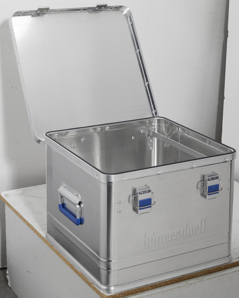 hünersdorff Alubox OFFICE BOX 50,0 l - 44,0 x 44,0 x 32,0 cm silber