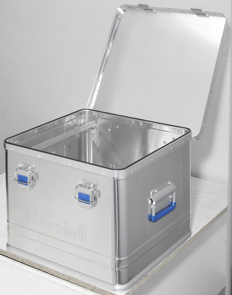hünersdorff Alubox OFFICE BOX 50,0 l - 44,0 x 44,0 x 32,0 cm silber