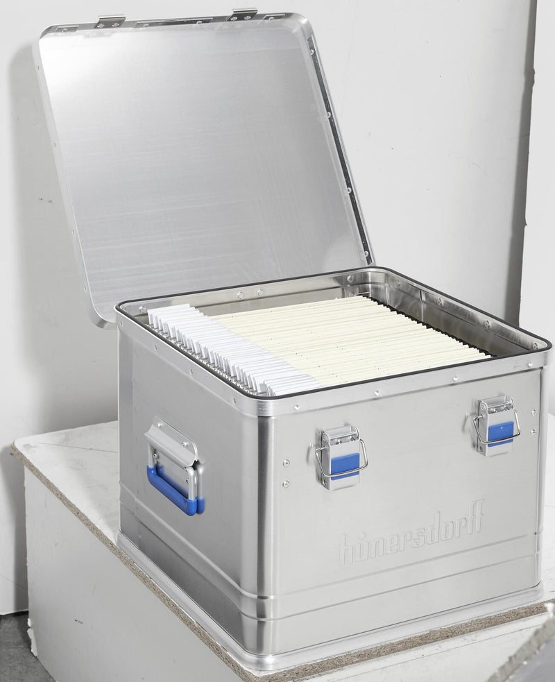 hünersdorff Alubox OFFICE BOX 50,0 l - 44,0 x 44,0 x 32,0 cm silber
