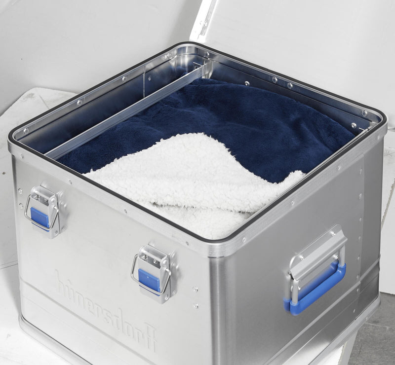 hünersdorff Alubox OFFICE BOX 50,0 l - 44,0 x 44,0 x 32,0 cm silber