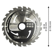 makita B-64191 EFFICUT Kreissägeblatt 1 St.