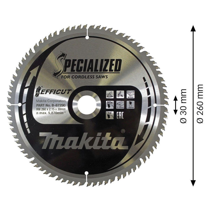 makita B-67290 EFFICUT Kreissägeblatt 1 St.