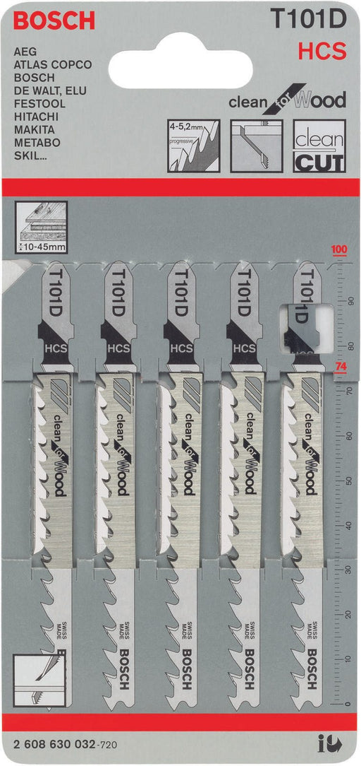 BOSCH T 101 D Stichsägeblätter 5 St.