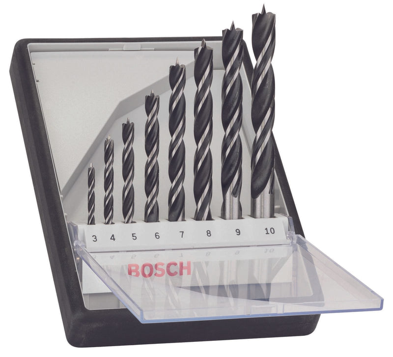 BOSCH Holzbohrer-Set Robust Line 8-teilig