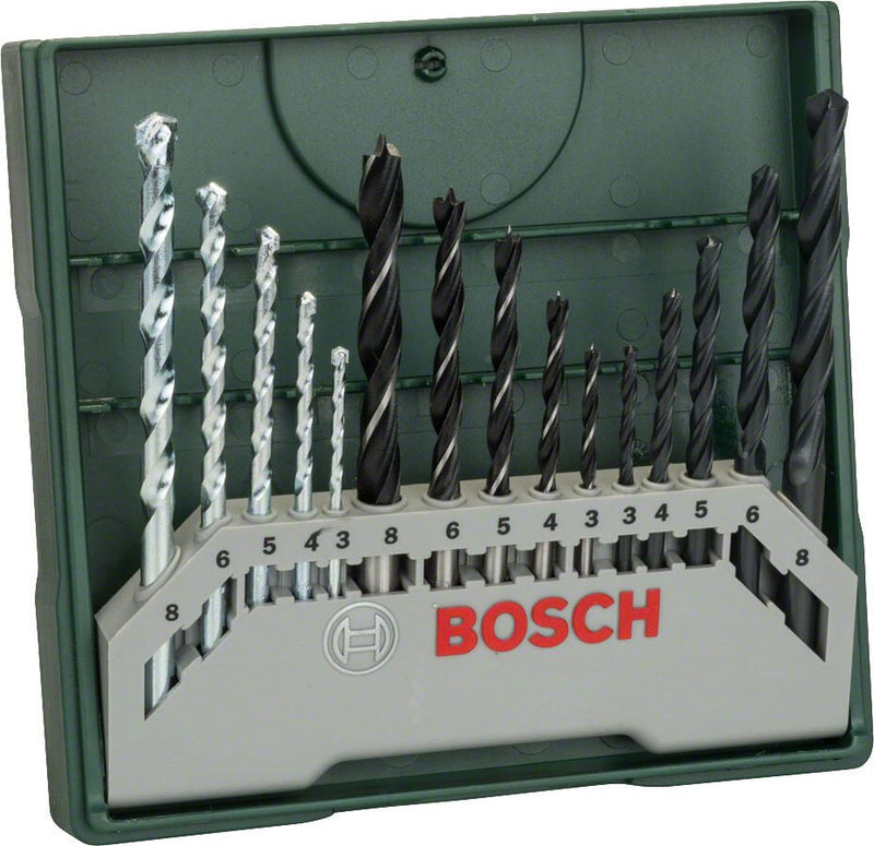BOSCH Bohrer-Set Mini-X-Line 15-teilig