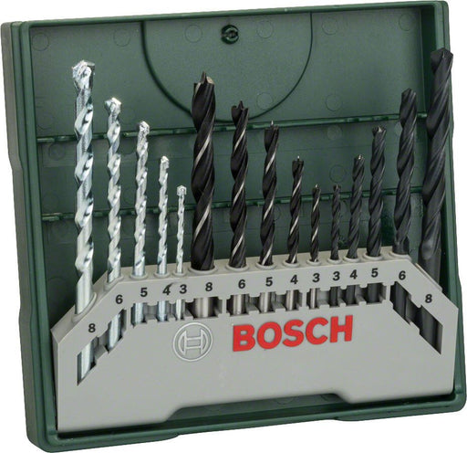 BOSCH Bohrer-Set Mini-X-Line 15-teilig