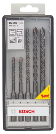 BOSCH Hammerbohrer-Set Robust Line SDS plus-5 5-teilig