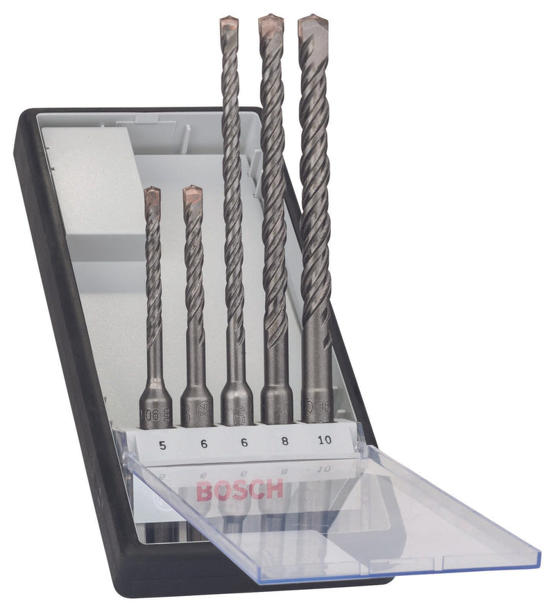 BOSCH Hammerbohrer-Set Robust Line SDS plus-5 5-teilig