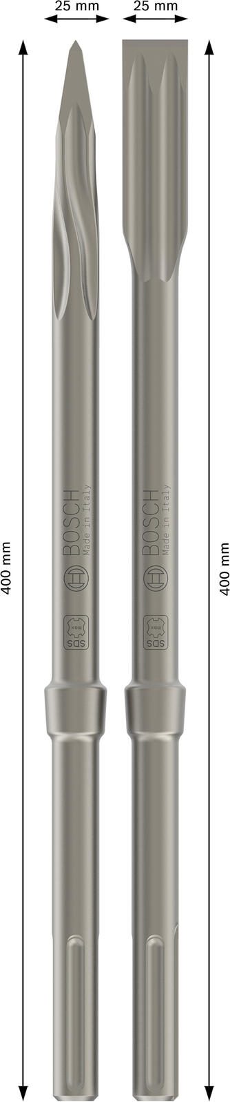 BOSCH Meißel-Set RTec Sharp + RTec Speed 4-teilig