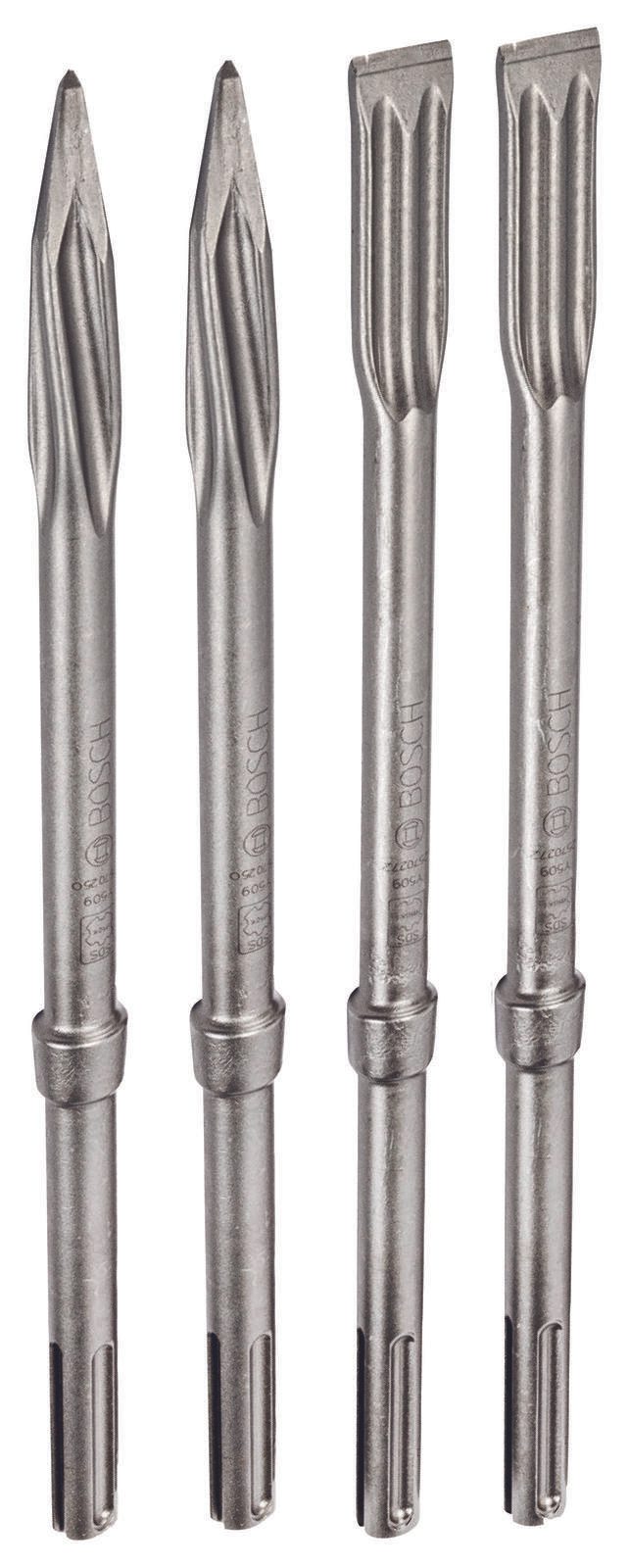 BOSCH Meißel-Set RTec Sharp + RTec Speed 4-teilig
