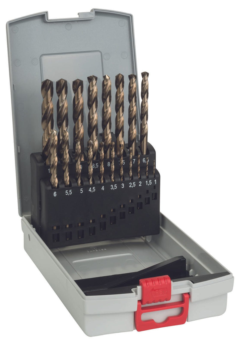 BOSCH Metallbohrer-Set Pro Box HSS-Cobalt-Legierung 19-teilig