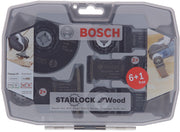 BOSCH Starlock Holz Segment- und Tauchsägeblätter-Set 7-teilig