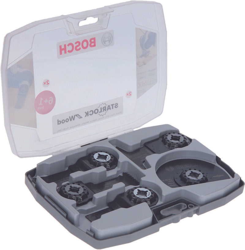 BOSCH Starlock Holz Segment- und Tauchsägeblätter-Set 7-teilig