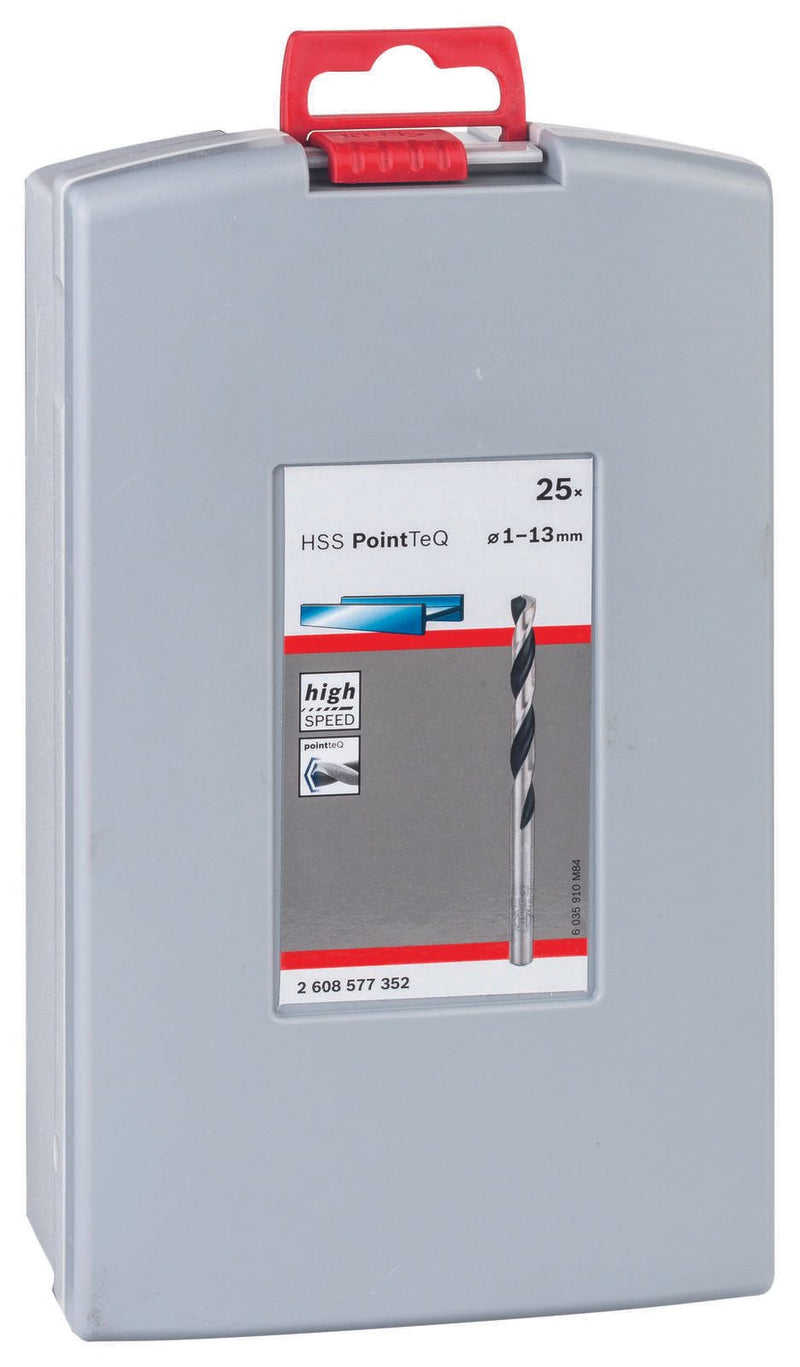 BOSCH Metallbohrer-Set ProBox HSS PointTeQ 25-teilig