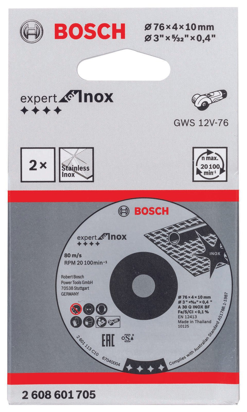 BOSCH Schruppscheiben Expert for Inox