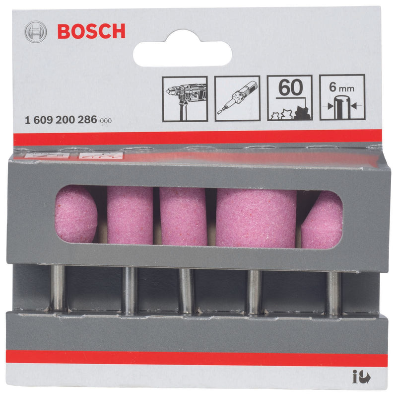 BOSCH Schleifstifte-Set 5-teilig 6 mm