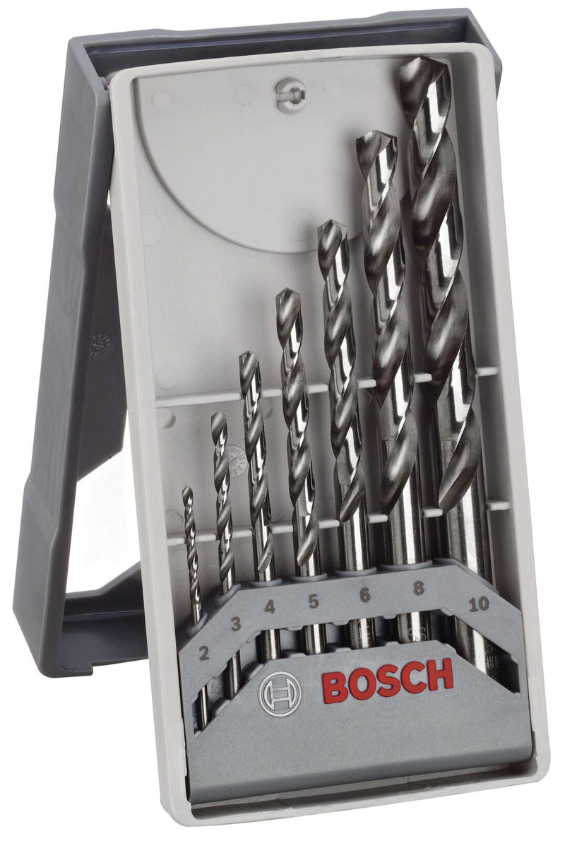 BOSCH Metallbohrer-Set HSS-G Mini X-Line Pro 7-teilig