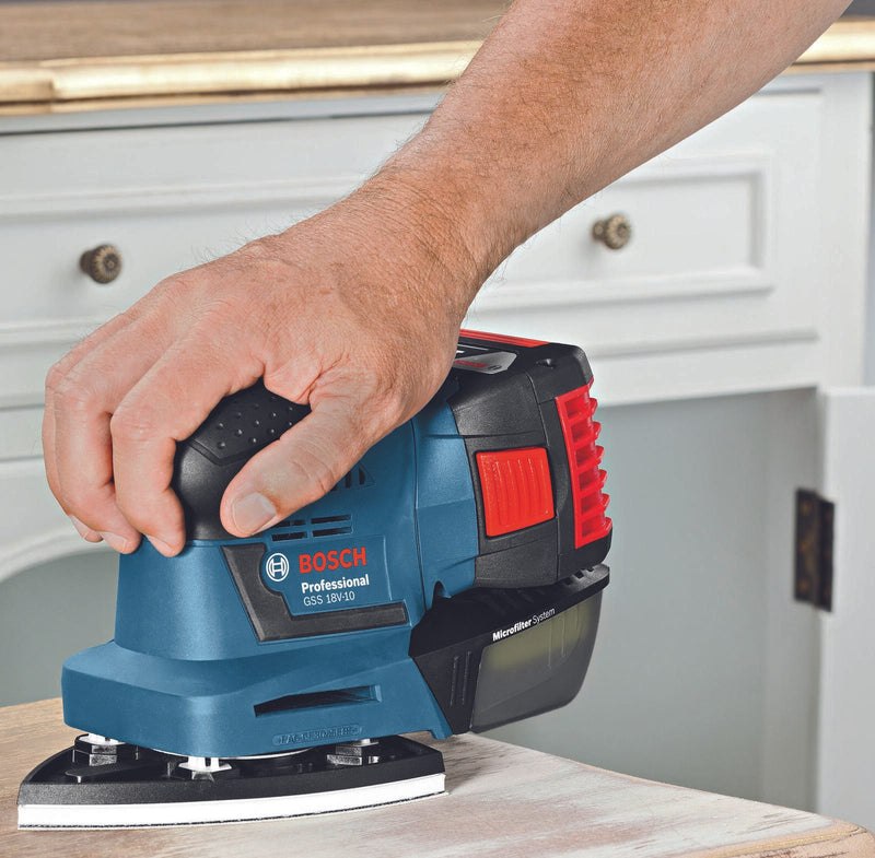 BOSCH Professional Akku-Schwingschleifer GSS 18V-10