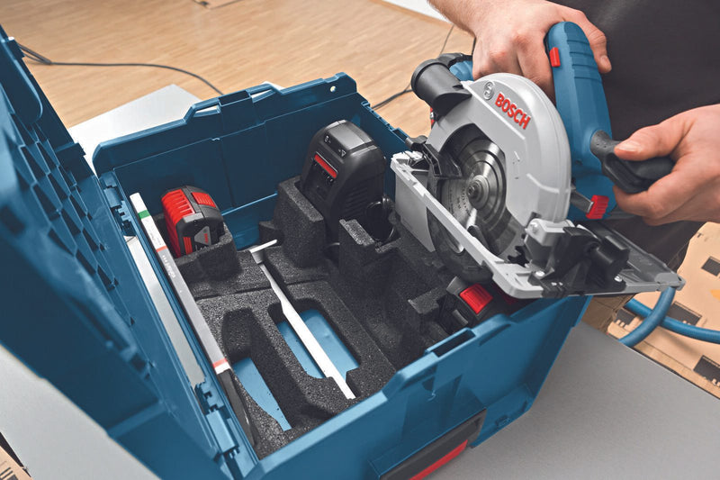 BOSCH Professional Akku-Handkreissäge-Set GKS 18V-57 G 2x 4.0Ah+L