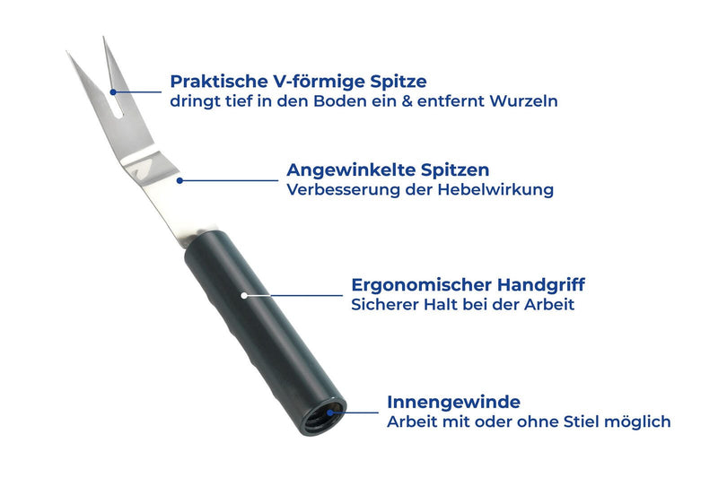 WENKO Unkrautstecher Teleskopstiel 55 - 120 cm