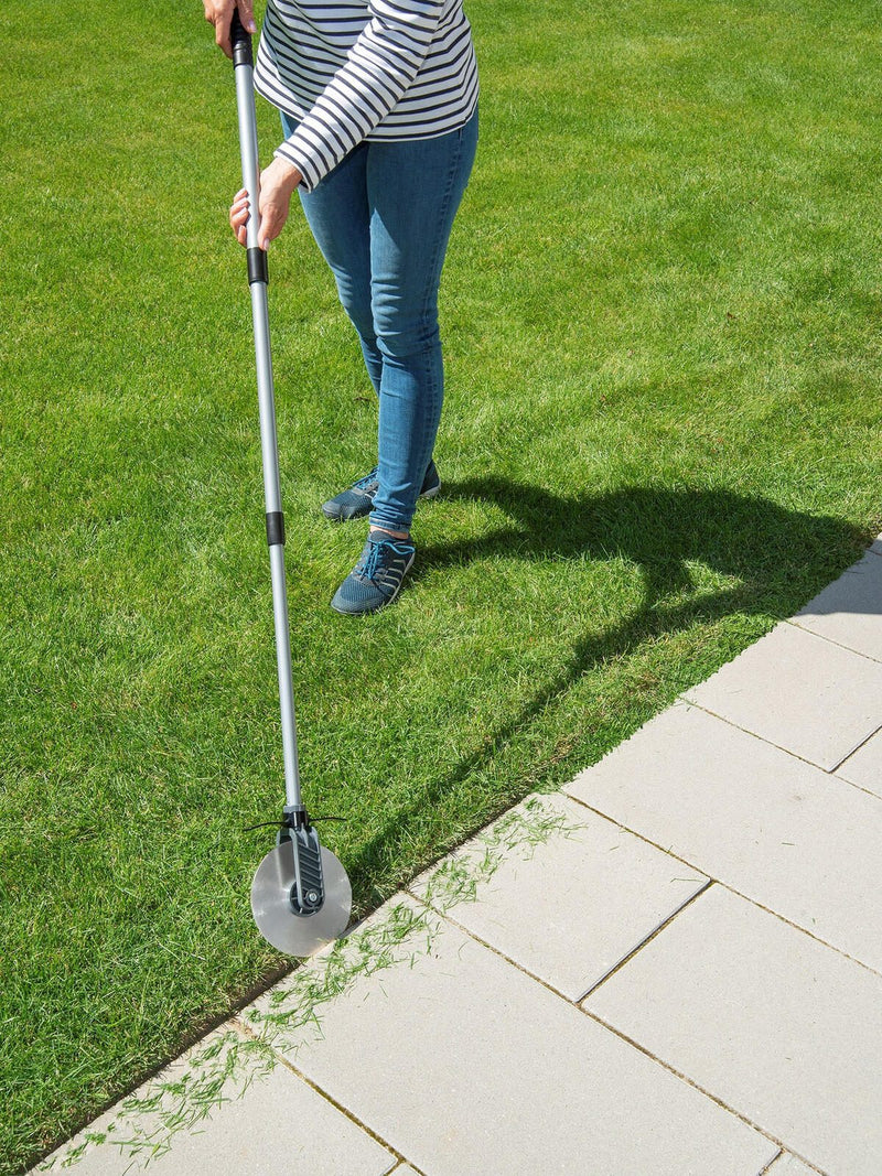 WENKO Rasenkantenroller Teleskopstiel 72 - 139 cm