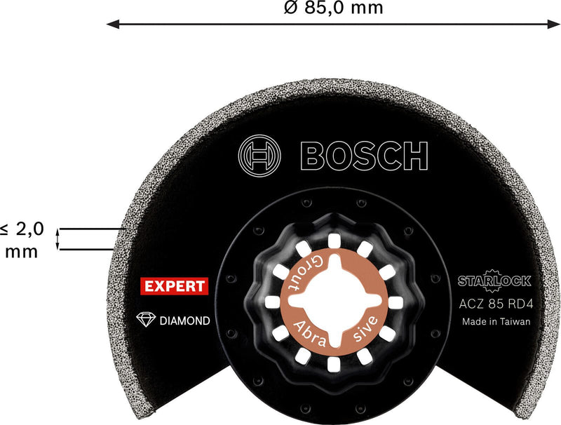 BOSCH Expert ACZ 85 RD4 Diamant-RIFF Segmentsägeblatt 1 St.
