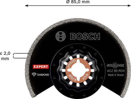 BOSCH Expert ACZ 85 RD4 Diamant-RIFF Segmentsägeblatt 1 St.