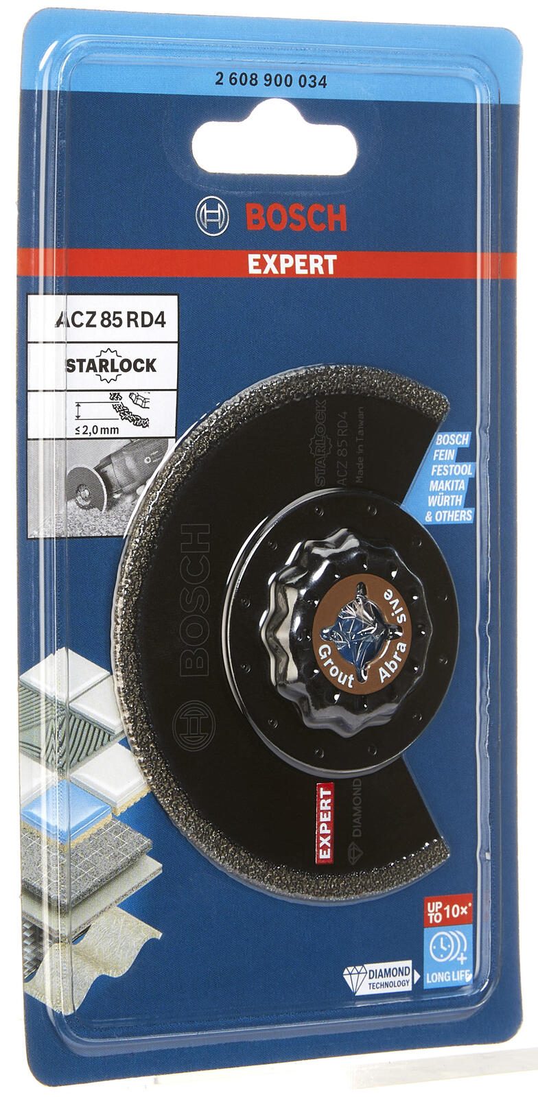 BOSCH Expert ACZ 85 RD4 Diamant-RIFF Segmentsägeblatt 1 St.