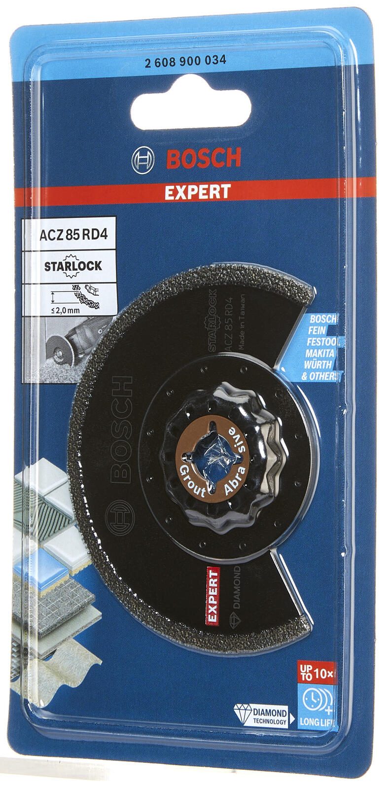 BOSCH Expert ACZ 85 RD4 Diamant-RIFF Segmentsägeblatt 1 St.