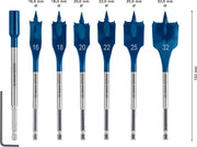 BOSCH Flachfräsbohrer-Set EXPERT Self Cut Speed 7-teilig