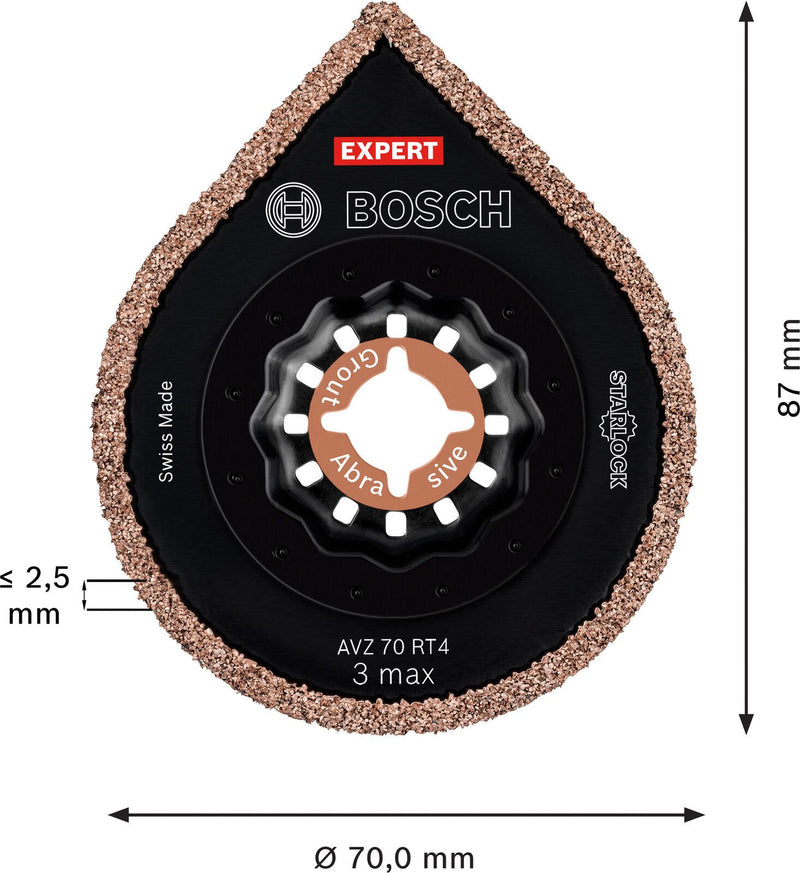 BOSCH EXPERT AVZ 70 RT4 Carbide-RIFF Mörtelentferner 1 St.