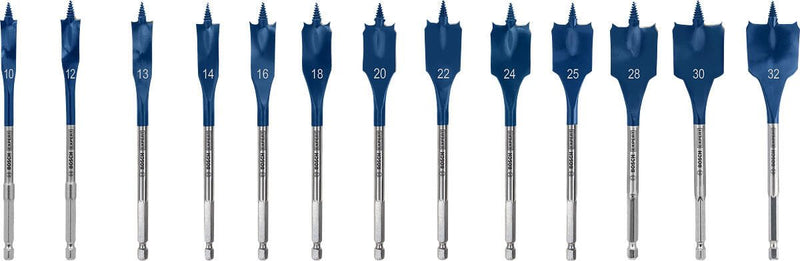 BOSCH Flachfräsbohrer-Set EXPERT Self Cut Speed 13-teilig