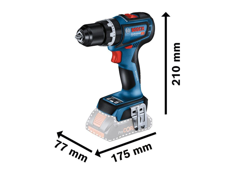 BOSCH Professional Akku-Schlagbohrschrauber GSB 18V-90 C