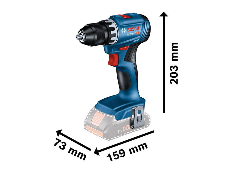 BOSCH Professional Akku-Bohrschrauber GSR 18V-45