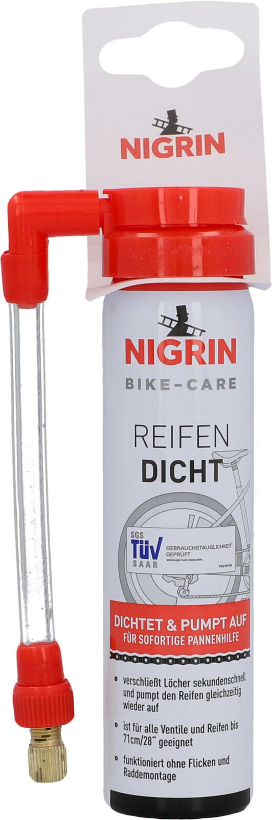 NIGRIN 8115 Reifendichtmittel Fahrrad 0,75 ml