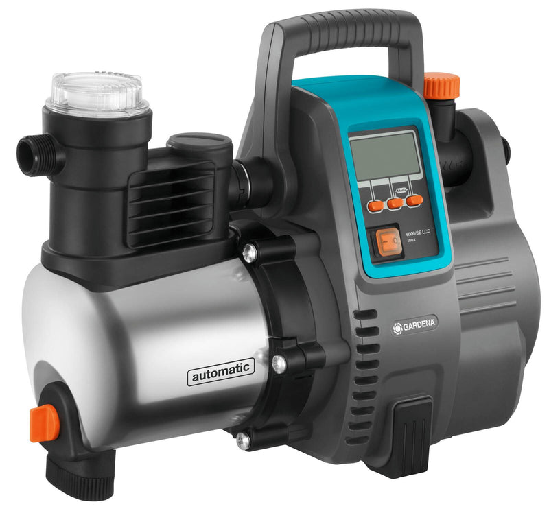 GARDENA Gartenpumpe 6000/6 LCD inox