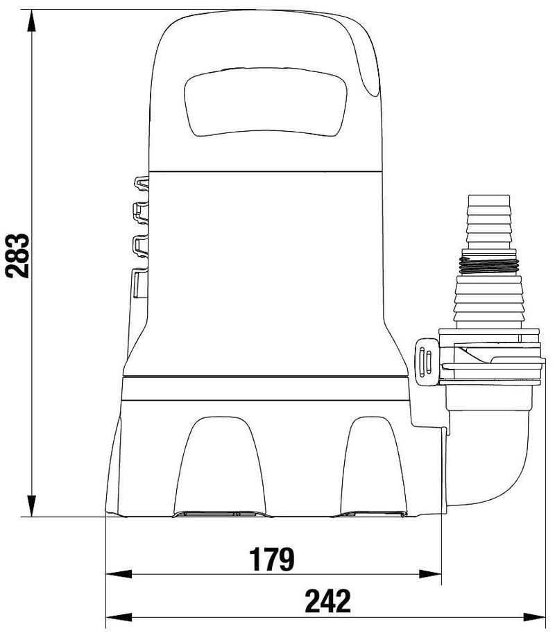 GARDENA Flachsaugende Tauchpumpe 9000
