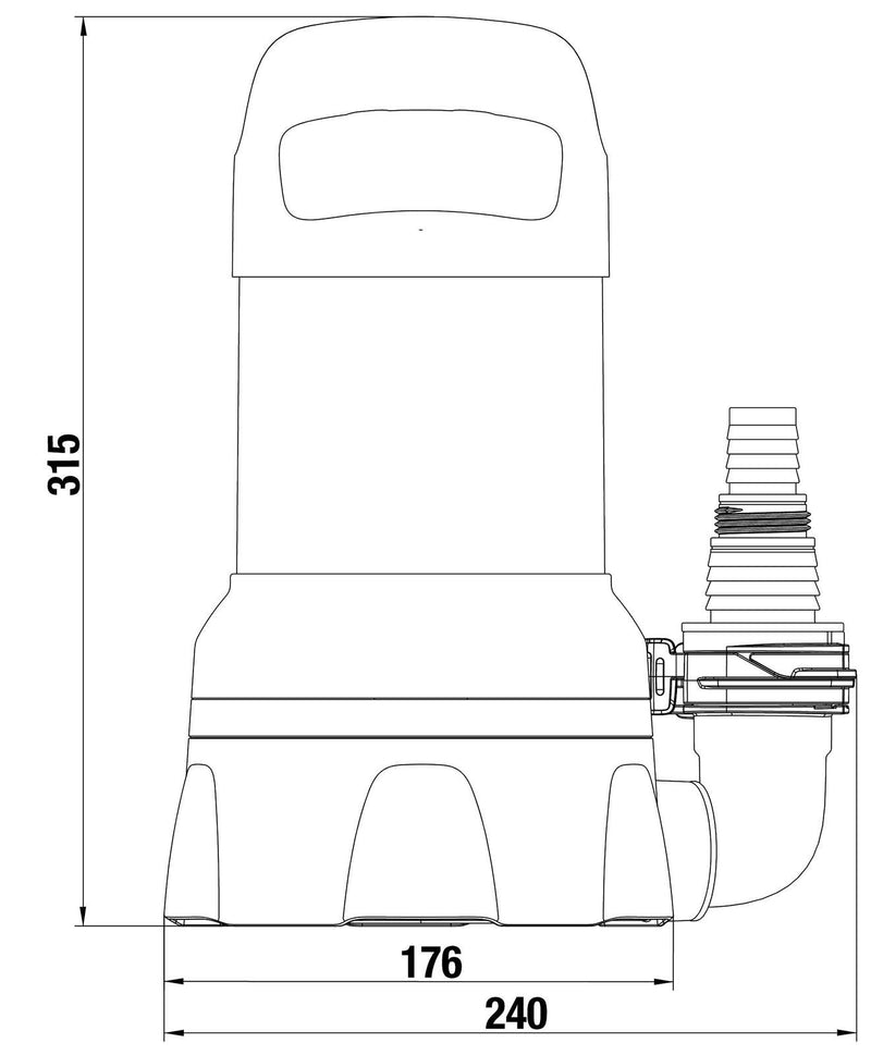 GARDENA Flachsaugende Tauchpumpe 11000
