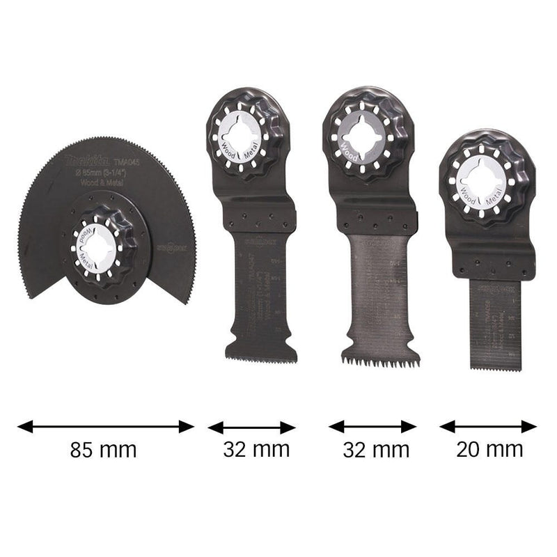 makita B-67480 Tauchsägeblätter-Set 4 St.