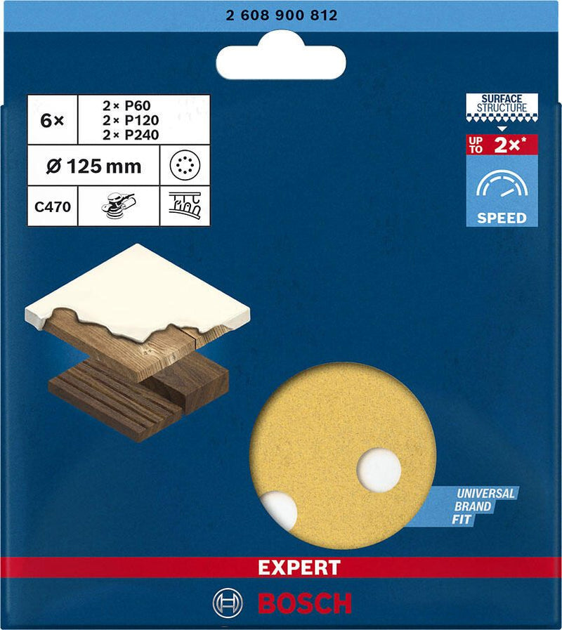 BOSCH EXPERT C470 Schleifblatt-Set