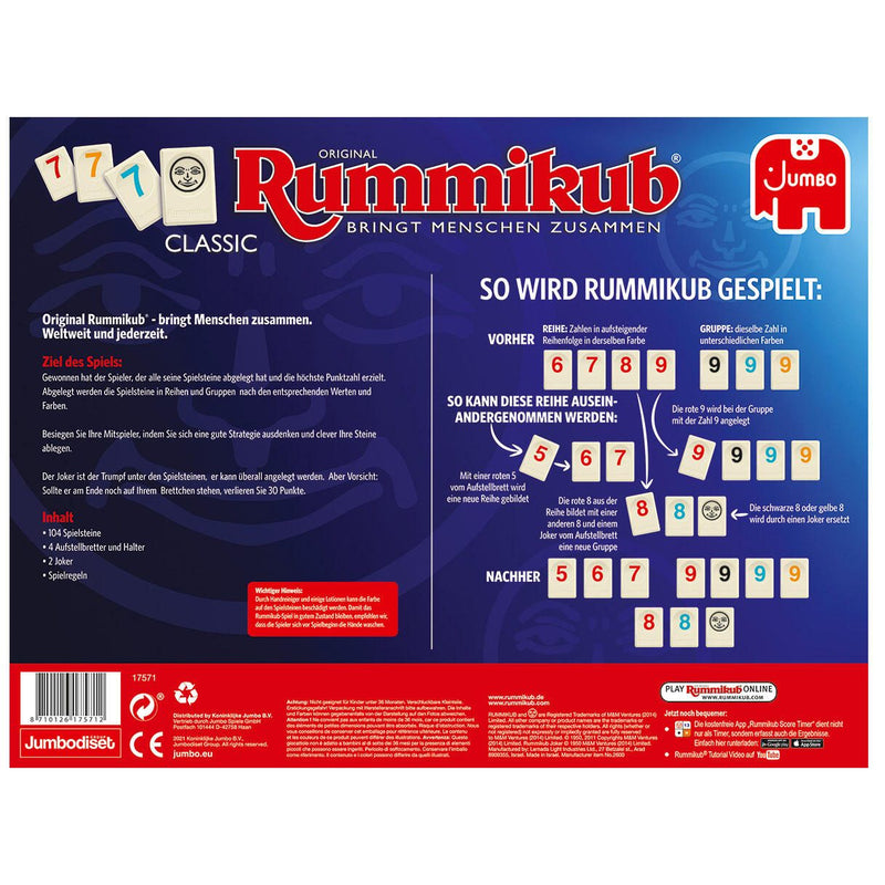 Jumbo Rummikub Classic Geschicklichkeitsspiel