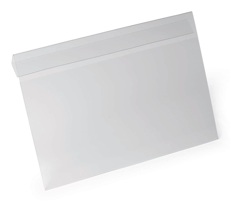 DURABLE Kennzeichnungstaschen DIN A4 quer transparent