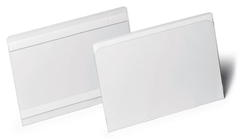 DURABLE Etikettentaschen DIN A5 quer transparent